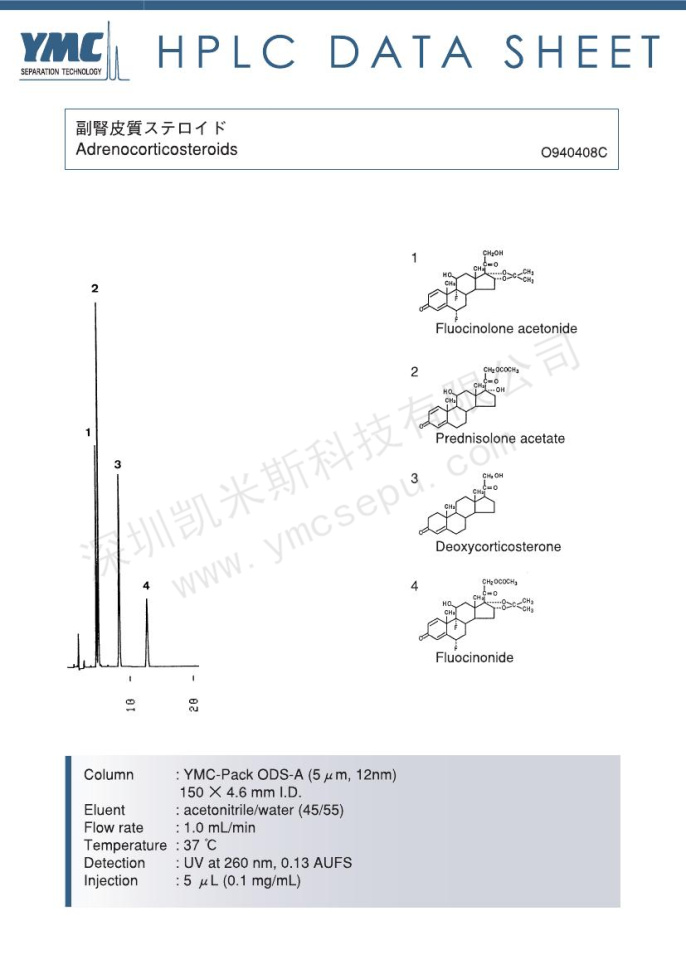 HPLC檢測(cè)腎上腺皮質(zhì)甾類(lèi)